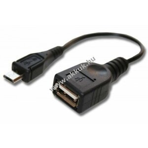 OTG adapterkábel Micro USB csatlakozó USB csatlakozás
