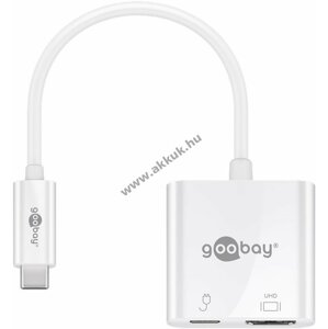 USB-C-ről HDMI -re adapter 60W Power Delivery funkcióval