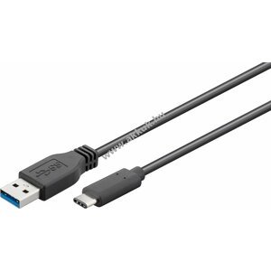 USB 3.0 (A) ->  USB-C  SuperSpeed kábel 50cm