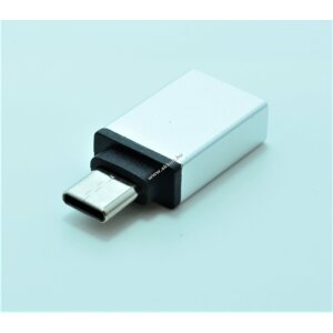 On-The-Go (OTG) USB C és  USB 3.0 adapter ezüst