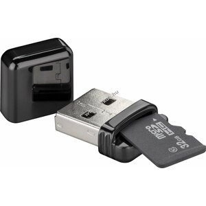 Goobay Micro SD memóriakártya olvasó USB 2.0 csatlakozással - Kiárusítás!