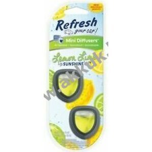 RYC Lemon Lime Sunshine mini diffúzer 2 db-os autóillatosító 3 ml
