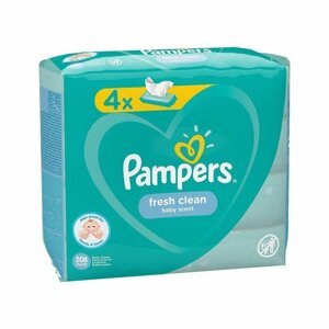 PAMPERS WIPES 208DB (4X52) FRESH CLEAN